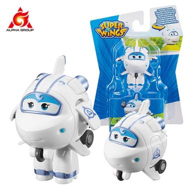 Imagem de Super Wings Action Figures para Crianças Transformando Mini Avião 