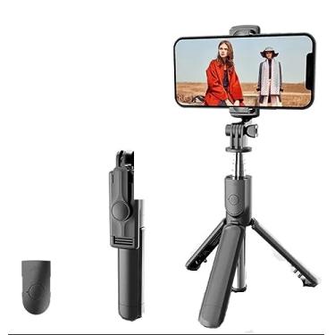 Imagem de Bastão de Selfie S03 - Tripé extensível até 68cm - Selfie Stick - Bluetooth alcance 10m - Sem fio - Suporte para telefone portátil - Streaming ao vivo - Gravação de vídeo