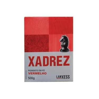 Imagem de Pigmento Em Pó Xadrez Vermelho 500g Tinta P/cimento Queimado