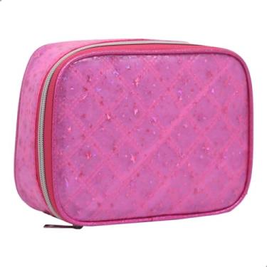 Imagem de Estojo Escolar Box 1 Compartimento Divisoria Porta Lapis Canetas Yepp EST12029-E (Pink)