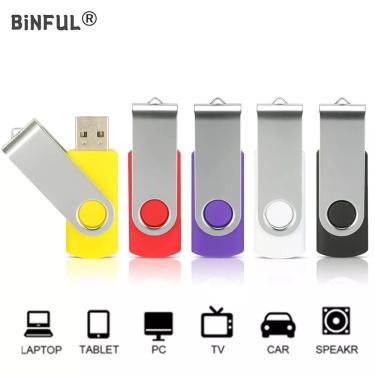 Imagem de BiNFUL-Pen Drive de Alta Velocidade  Unidade Flash USB  Micro USB Stick  Rotação 360   2GB  4GB