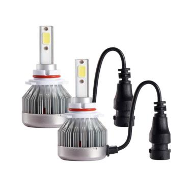 Imagem de Lâmpada Automotiva H3 30W Super LED COB - 6200K 2000 Lúmens Soquete Removível Par - Multilaser AU833
