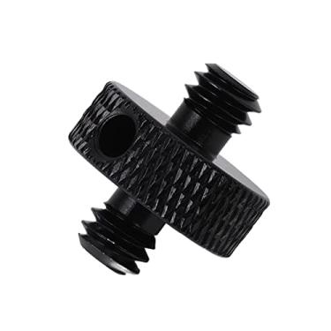 Imagem de Adaptador de Parafuso de Câmera, Adaptador de Parafuso de Câmera de Liga de Alumínio de 1/4 de Polegada para tripé (Preto (A55-1))
