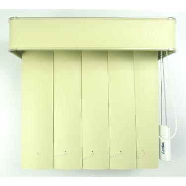 Imagem de Persiana Vertical Em Pvc Com Bando Crisdan Largura 1,35 X 1,35 Altura Camurça