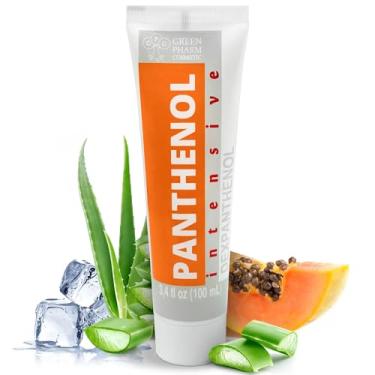 Imagem de Creme Pantenol Intensivo 9% com Aloe Vera e Ácido Hialurônico | Hidratação profunda, cuidados pós-sol e tatuagem, transplante de cabelo e alívio de erupções do bebê para todos os tipos de pele, 100 ml