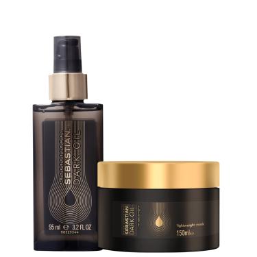 Imagem de Kit Sebastian Professional Dark Oil Intenso - Óleo Capilar 95ml + Máscara Capilar 150ml