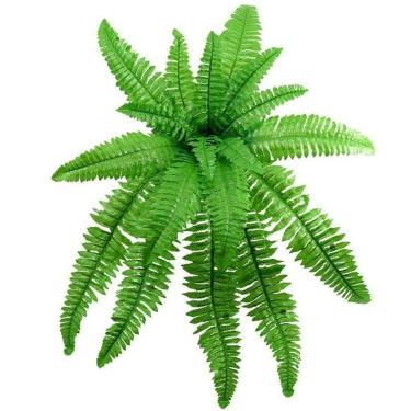 Imagem de Planta Artificial Samambaia Verde 18 Folhas 60cm - MC Flores