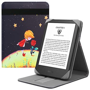 Imagem de HoYiXi Capa universal para Kindle 2022 e 2019/Kobo Clara HD/Kobo Clara 2E/Kobo Nia/PocketBook Basic 4/Touch Lux 5 com suporte de couro para PocketBook de 15.2 cm/Tolino/Sony E-Book Reader, prince