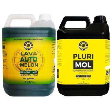 Imagem de Shampoo Automotivo Pluri Mol + Lava Auto Melon 5L EasyTech