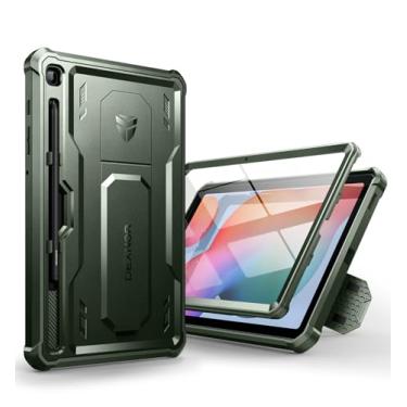 Imagem de Dexnor Capa para Samsung Galaxy Tab S6 Lite 10,4 polegadas 2024/2022/2020, [protetor de tela embutido e suporte] com suporte de caneta, capa protetora de corpo inteiro resistente à prova de choque