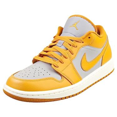 Imagem de NIKE Air Jordan 1 Low Sapatilhas moda mulher, Cement Grey Chutney Sail, 35.5