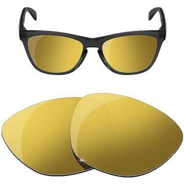 Imagem de HiCycle2 Lentes de reposição polarizadas para óculos de sol Oakley Frogskin - Várias opções, com pano de lente