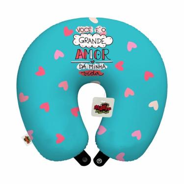 Imagem de Almofada de pescoço viagem Você é o Grande Amor da Minha Vida namorados lembrança