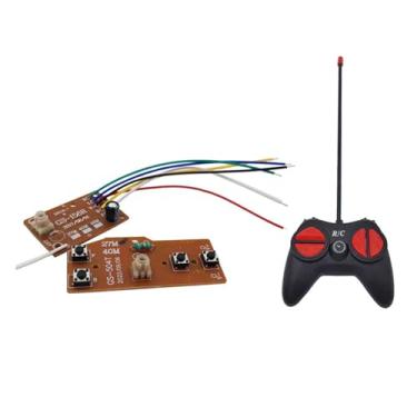 Imagem de Fancyes Placa transmissora e receptor RC com sistema de rádio RC 4CH para caminhões