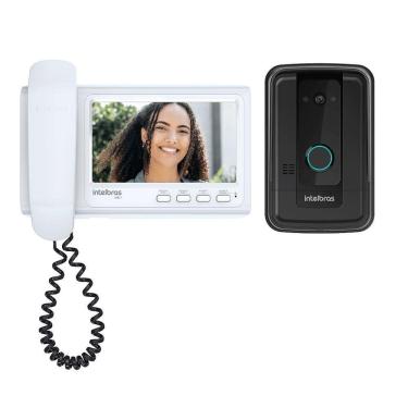 Imagem de Kit Videoporteiro Intelbras Ivr 7 Interfone Com Câmera