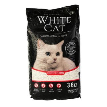Imagem de Areia Higiênica WHITECAT para Gatos Pacote 3,6kg AREIA HIGIÊNICA WHITE
