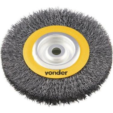 Imagem de Escova Circular Ondulada 6x1 Furo 5/8 Aço Carbono Polido 6 - Vonder
