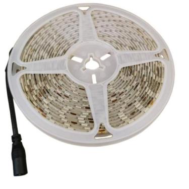 Imagem de Fita Led 5050 5 Metros COM silicone Ip65 Branco Frio 12V  - SAM 