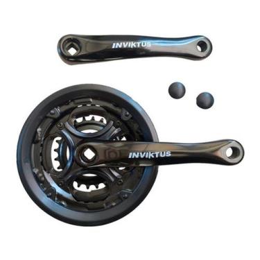 Imagem de Pedivela Triplo Reduzido Aluminio PC28-S2442FG-28 Preto - KTR
