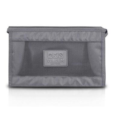 Imagem de Necessaire Com Tela Jacki Design Cinza