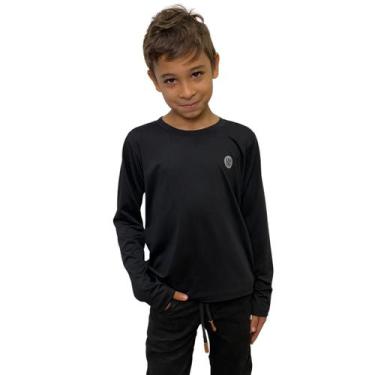 Imagem de Camiseta Térmica Infantil Juvenil Microfibra Proteção UV 50 FPS - GIP,