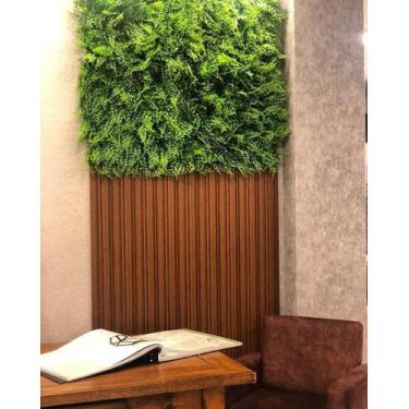 Imagem de Placa Planta Jardim Vertical Casa Folhagem Sala Painel Verde - Lujpdec