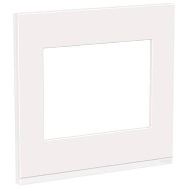 Imagem de Placa 4X4 6 Módulos Fenix White Orion Class Schneider, Branco