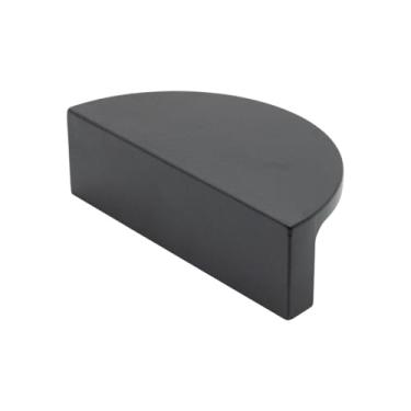 Imagem de Puxador Concha Vintage Gaveta Armario Next Dourado Redondo (Preto)