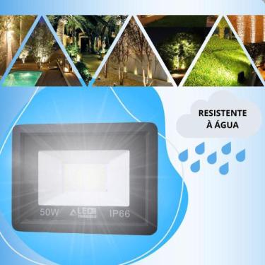 Imagem de Refletor Led Holofote 50W Branco Frio Biv IP66 Prova D'agua - LED TRIA