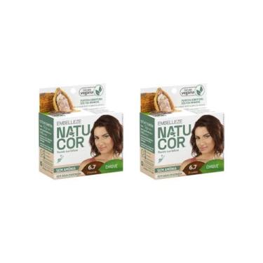 Imagem de Coloraçao Natucor 6.7 Chocolate-Kit C/2Un