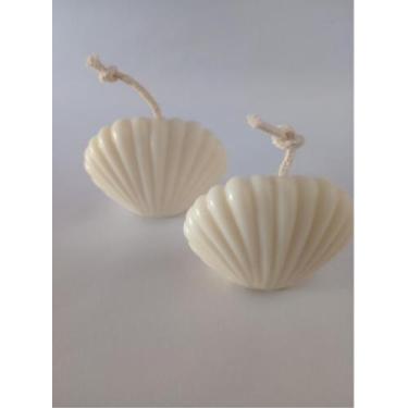 Imagem de Vela decorativa kit 10 unidades concha - Izali Velas Artesanais 