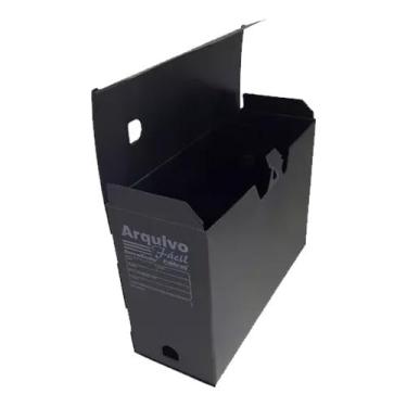 Imagem de 10 Caixa Organizadora Arquivo Documento Registro Escritorio - T10OFFIC