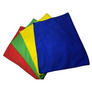 Imagem de Kit Pano microfibra para Chão 50cm x 70cm com 4 unidades - Caebitex
