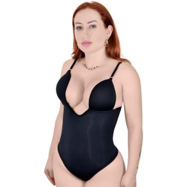 Imagem de Modelador Body Decote Mágico Profundo com Bojo - Fanáticos Por Cintas,