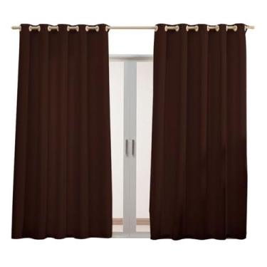 Imagem de Cortina de Janela Tecido Grosso OXFORD 3,00M x 2,80M para Sala Quarto 