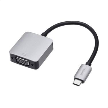 Imagem de Adaptador Amazon Basics Alumínio USB 3.1 Type-C para VGA Cinza