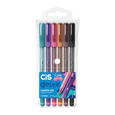 Imagem de CiS Gelyx Caneta Gel – Estojo com 6 unidades – Glitter
