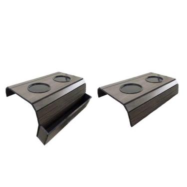 Imagem de Kit 01 Esteira Sofá Porta Copos E Controle E 01 Porta Copos Tabaco - M