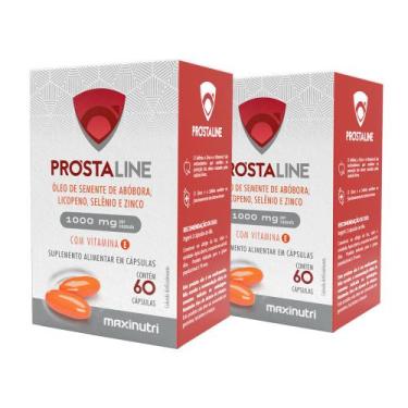 Imagem de Kit 2 Prostaline 1000mg 60 Caps Maxinutri
