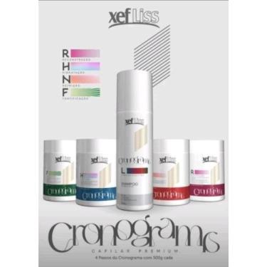 Imagem de Kit cronograma capilar xefliss 5 produtos