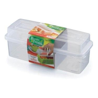 Imagem de Pote Porta Torradas Bolachas Agua Sal Nitron Organizador