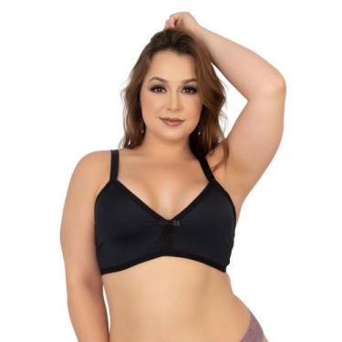 Imagem de Sutiã Feminino Plus Size Sem Bojo Alça Reforçada - Bella Fiore Modas, 
