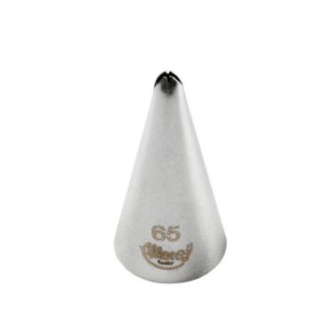 Imagem de Bicos Para Confeitar - Folha - Aço Inox - Nº65  - 1 unidade - Cromus L