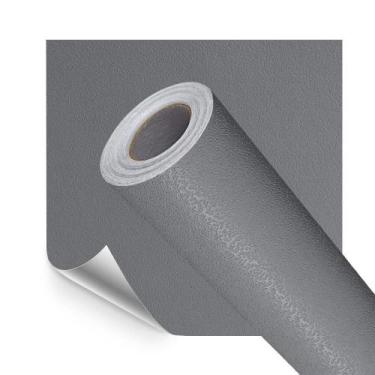 Imagem de Papel de Parede Adesivo Lavavel Texturizado Casca Cinza Escuro - Open 