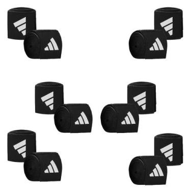 Imagem de KIT 6 pares Bandagem adidas Boxing Bandage 2,55m, Único