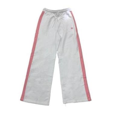 Imagem de Calça Feminina Billabong Moletom Cut - Branco-Feminino