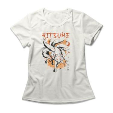 Imagem de Camiseta Feminina Kitsune Studio Geek, G, Off white