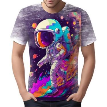 Imagem de Camiseta Camisa Galaxias Astronauta Marte Lua Planetas 3 - Enjoy Shop,