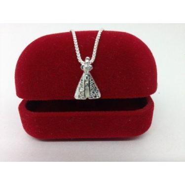 Imagem de Pingente Prata 925 Nossa Senhora Aparecida Mini - Michester, Prateado