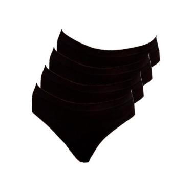 Imagem de Kit com 4 Calcinhas Biquíni Hope S38020, Preto, M